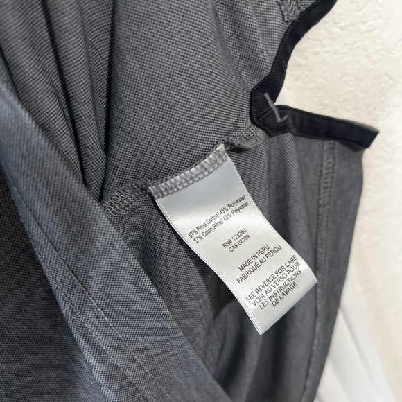 Travis Mathew Homer Polo Shirt Heather Navy Large - Picture 5 of 5